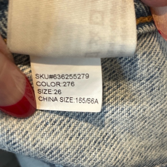 Abercrombie and Fitch Acid Wash Denim Mini Skirt Size 2 - Picture 7 of 10